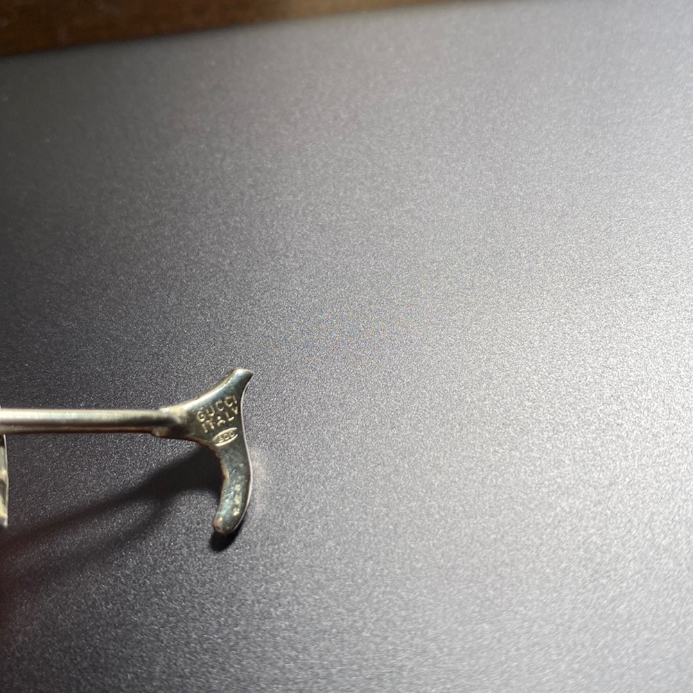Gucci Stirrup & Switch Brooch Vintage - Picture 2 of 5